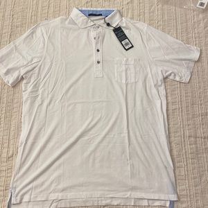 Greyson polo, Size XL, White, NEW WITH TAGS. UNWORN.